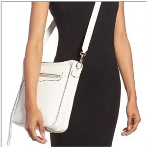 $278 Rebecca Minkoff Off White, Cream Leather Crossbody Bag.  EUC